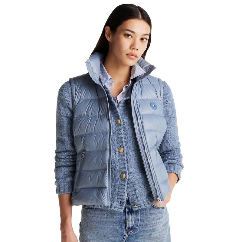 Tommy Hilfiger High-Shine Water Repellent Down Vest image number 0